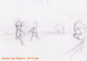 pony music poster sketch by Olgfox 2015  dec.jpg