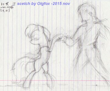 pony music poster sketch by Olgfox 2015  nov.jpg