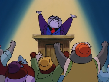 Trump at MAGA rally in Charlotte (2017, colorized).png